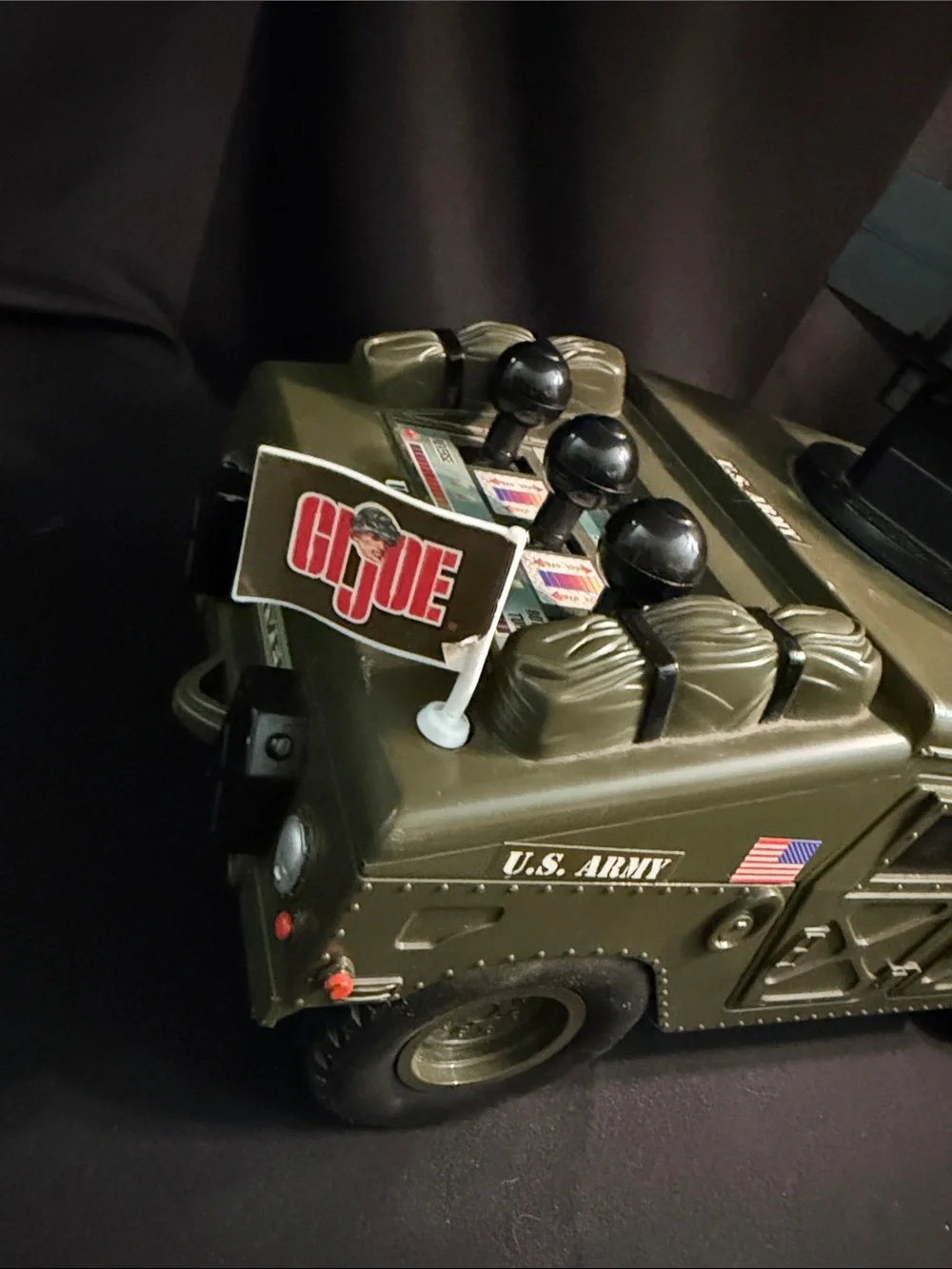 Vintage GI Joe 2001 Motorized US Army Motorized Humvee w/Sounds & Movement Toy